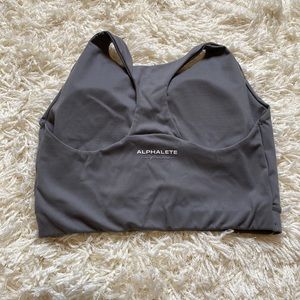 Alphalete Gray Bra Tank M